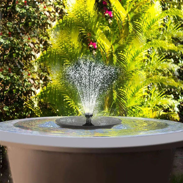 Fontaine D'Eau Alimentée par L'Énergie Solaire : Un Élement Essentiel Pour Votre Jardin Écologique