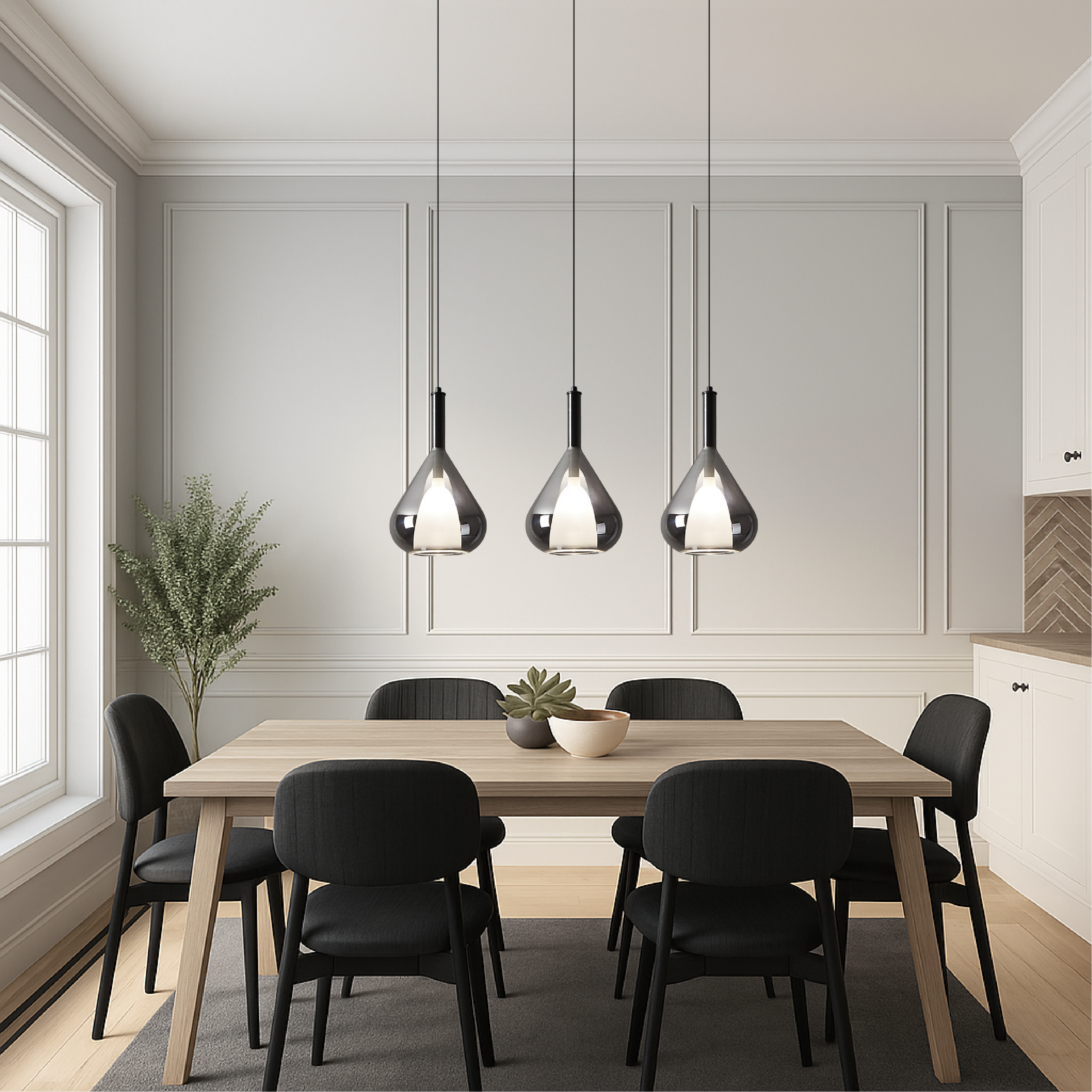 Nady glass pendant lamp
