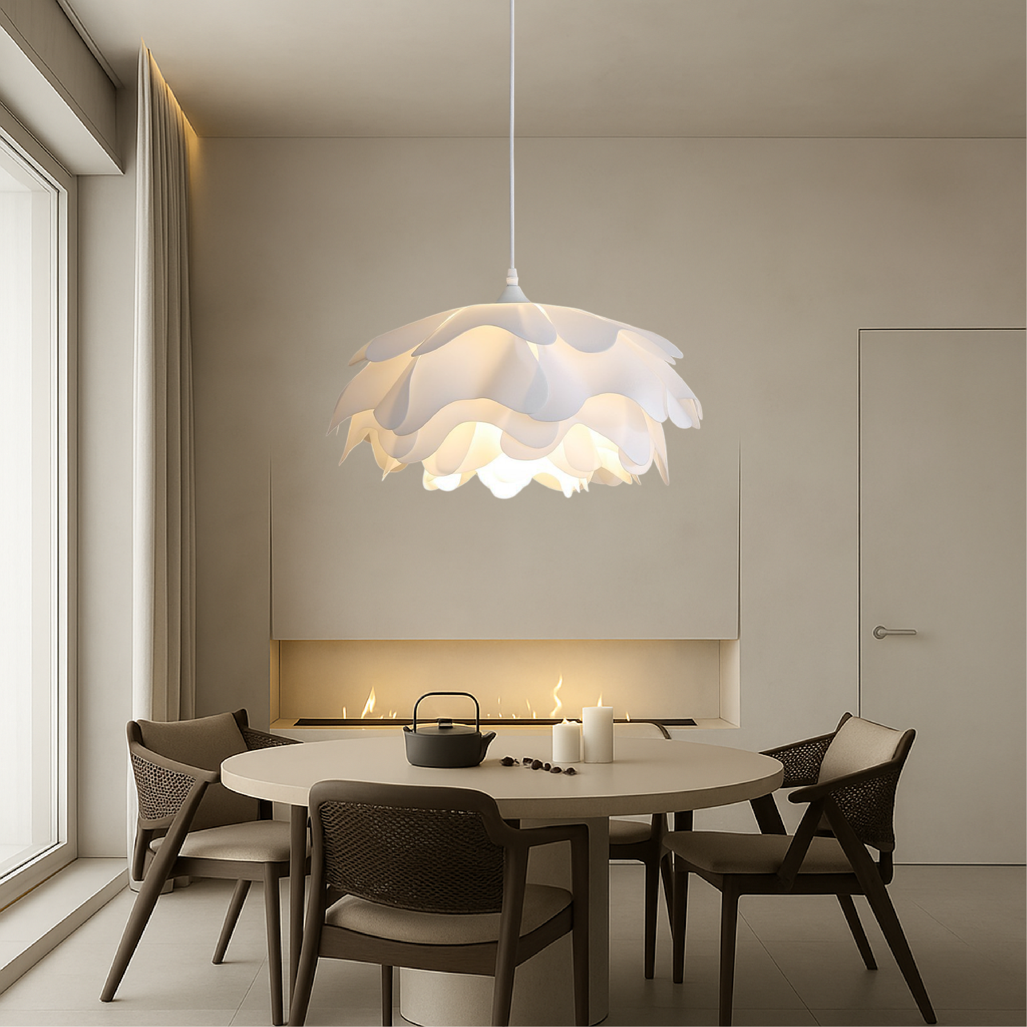 Peony Mud Pendant Lamp