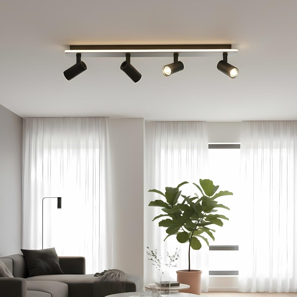 Multiple spot ceiling light
