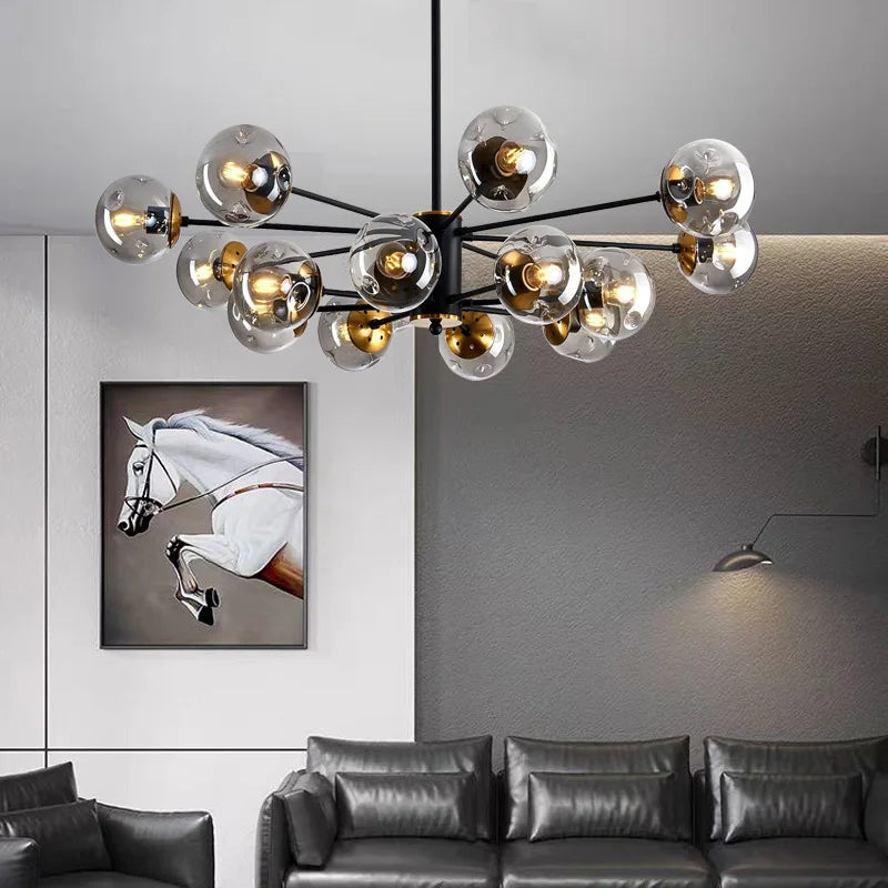 Scandinavian chandelier Ida