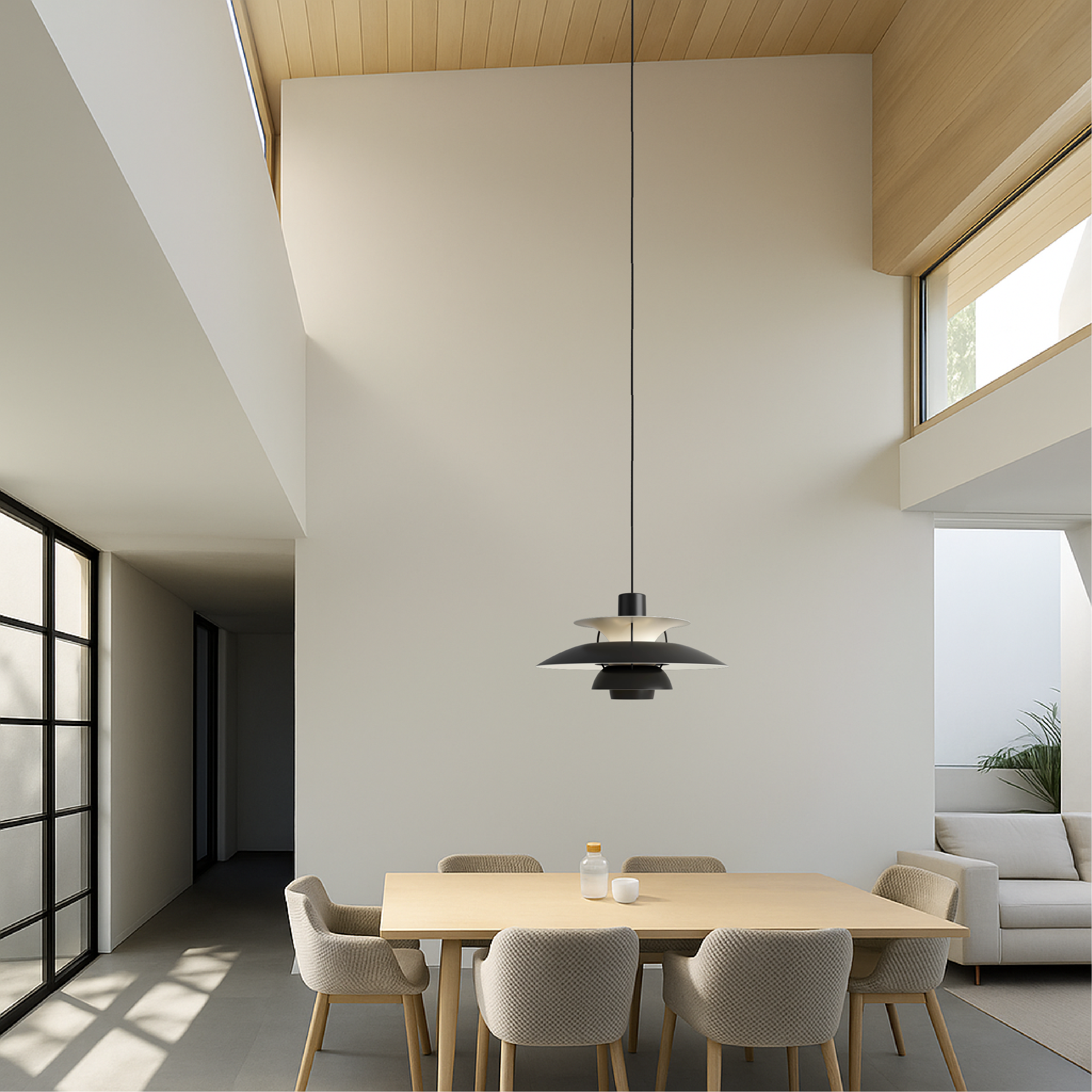 Danish Multilayer Pendant Lamp