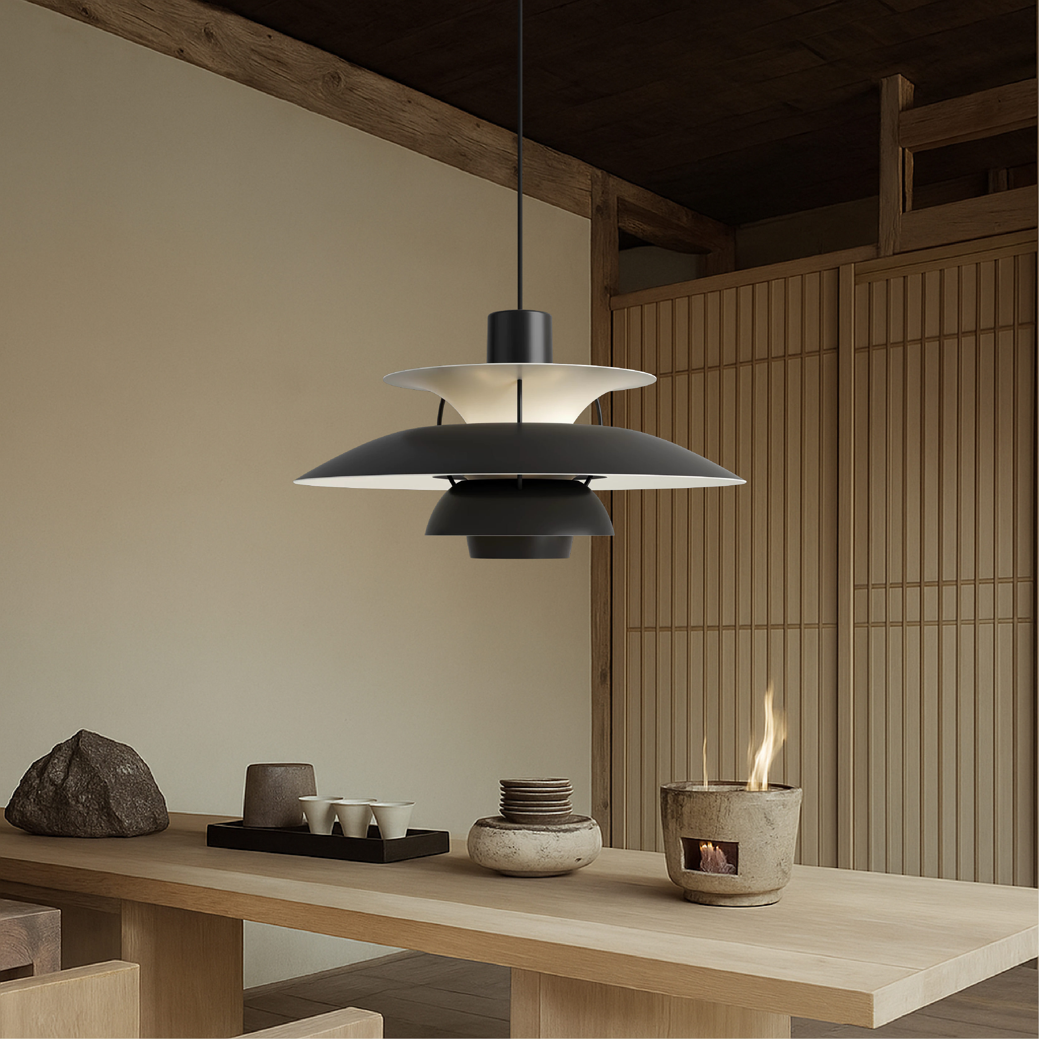 Danish Multilayer Pendant Lamp