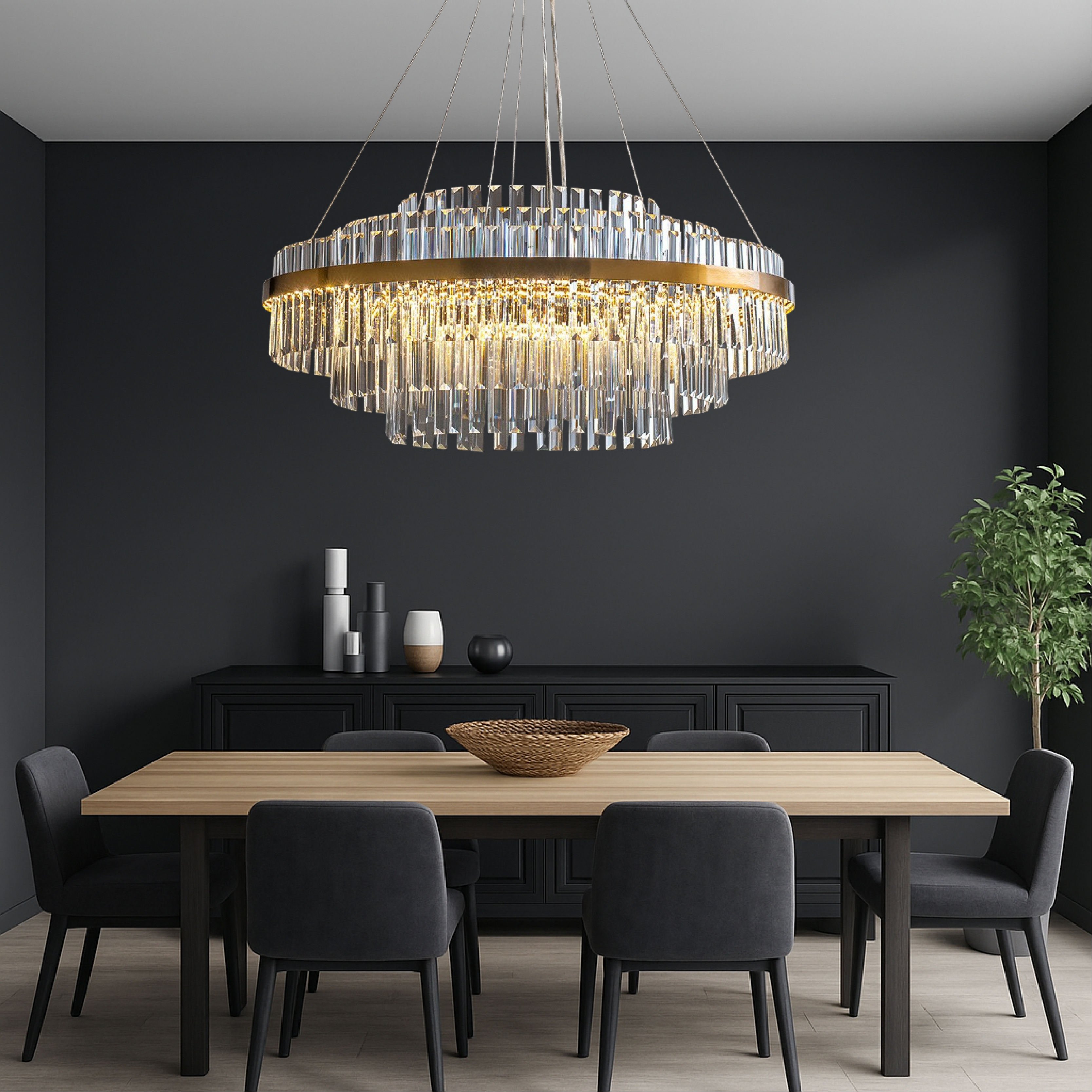 Luxury crystal chandelier