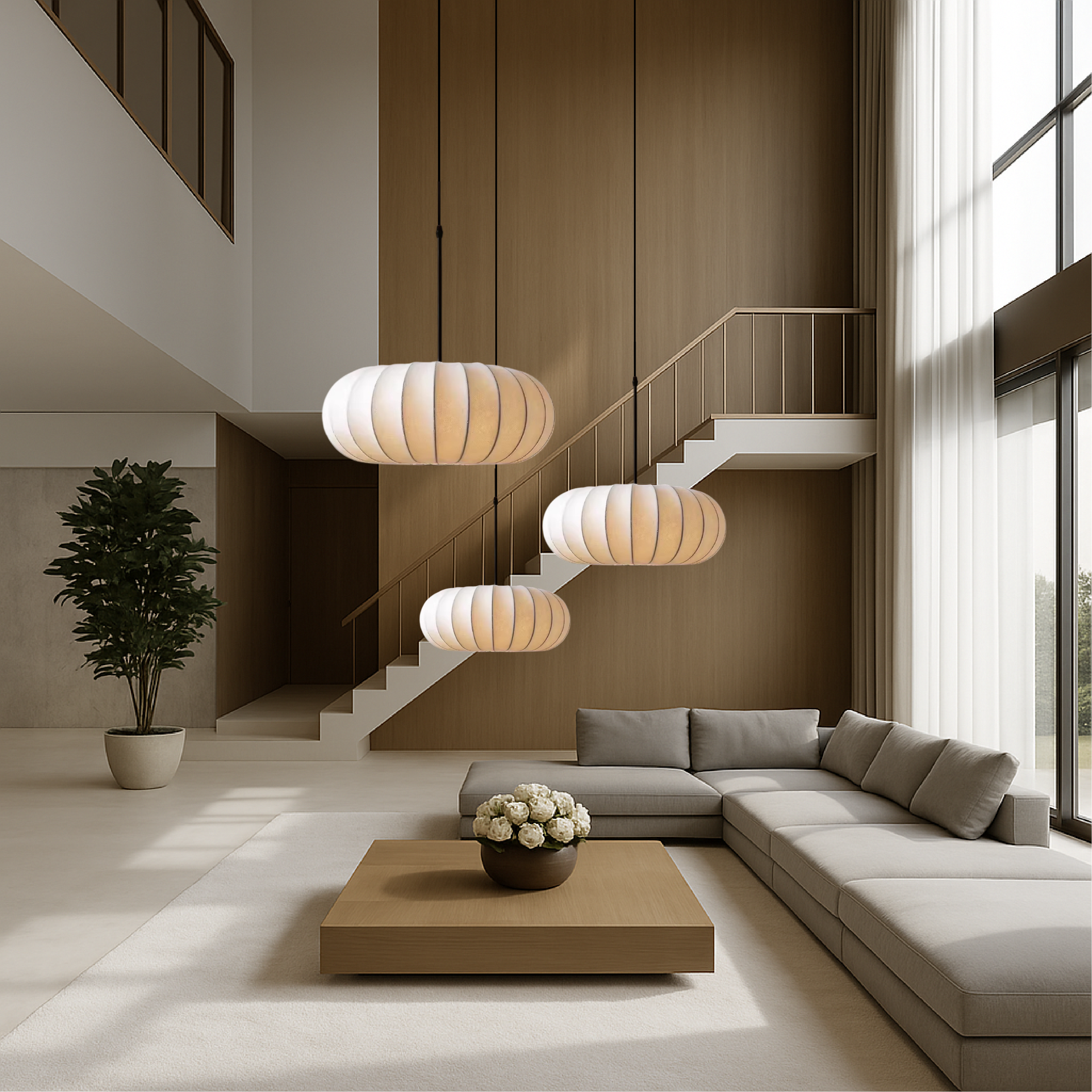 Verona Silk Pendant Lamp