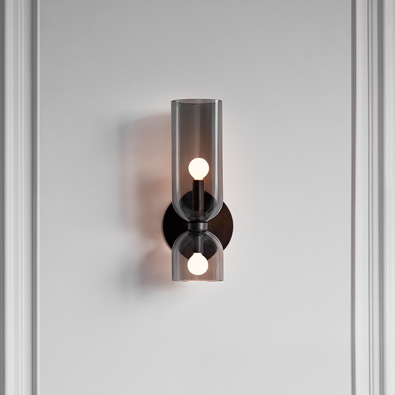 Creative glass wall lamp