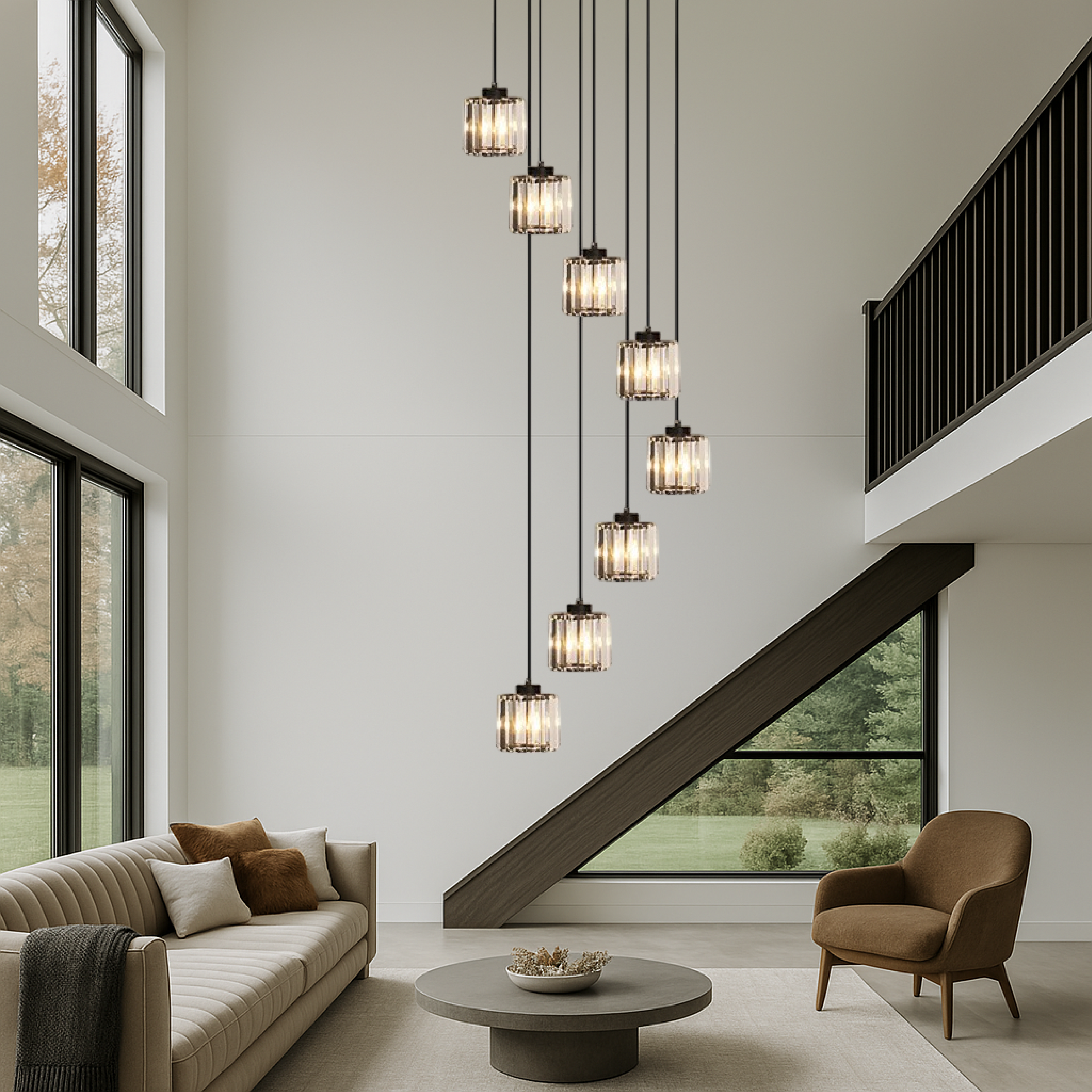 Kano Staircase Chandelier