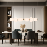 White glass light bar
