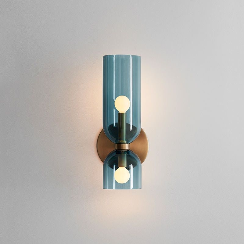 Creative glass wall lamp