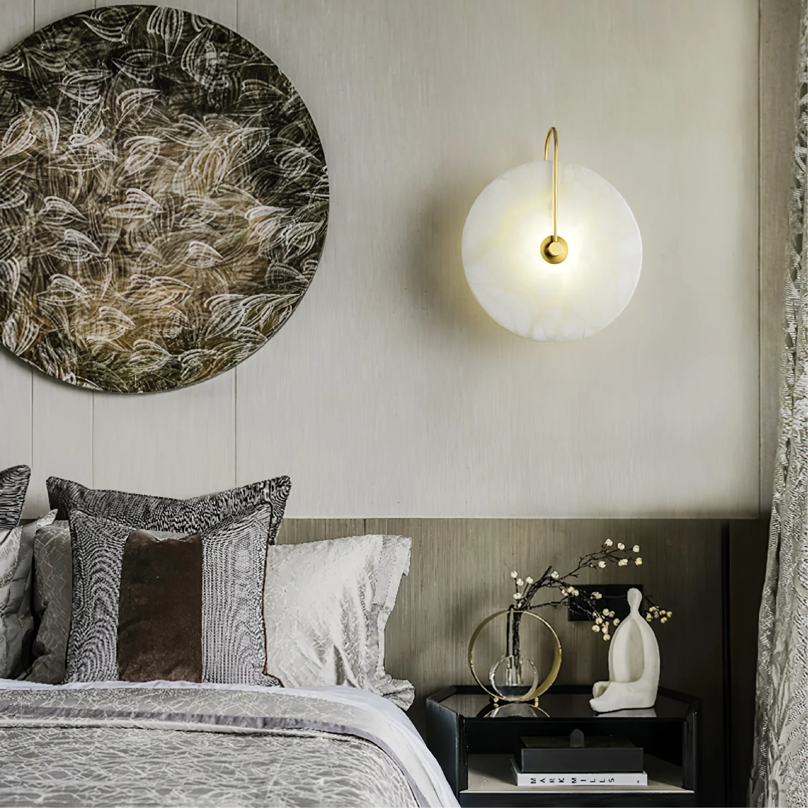 Alabaster Marble LED Wall Lamp