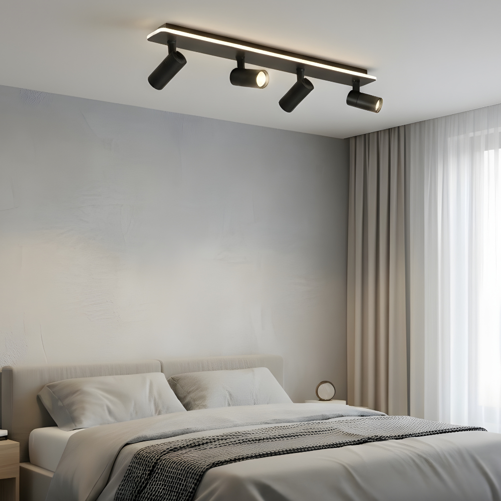 Multiple spot ceiling light