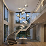 Nordic Glass Chandelier Villa