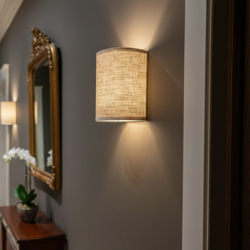 1+1 Free Fabric Wall Sconces