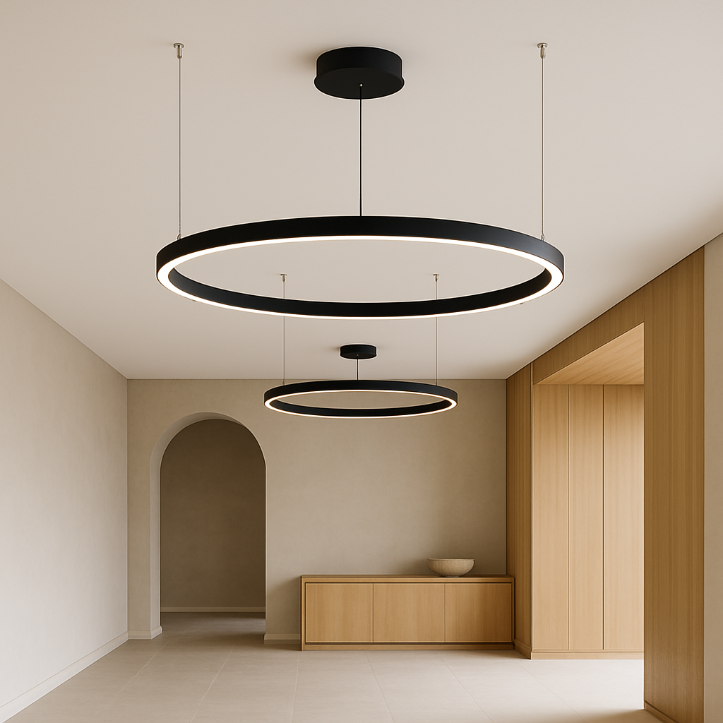 Nordic ring pendant lamp