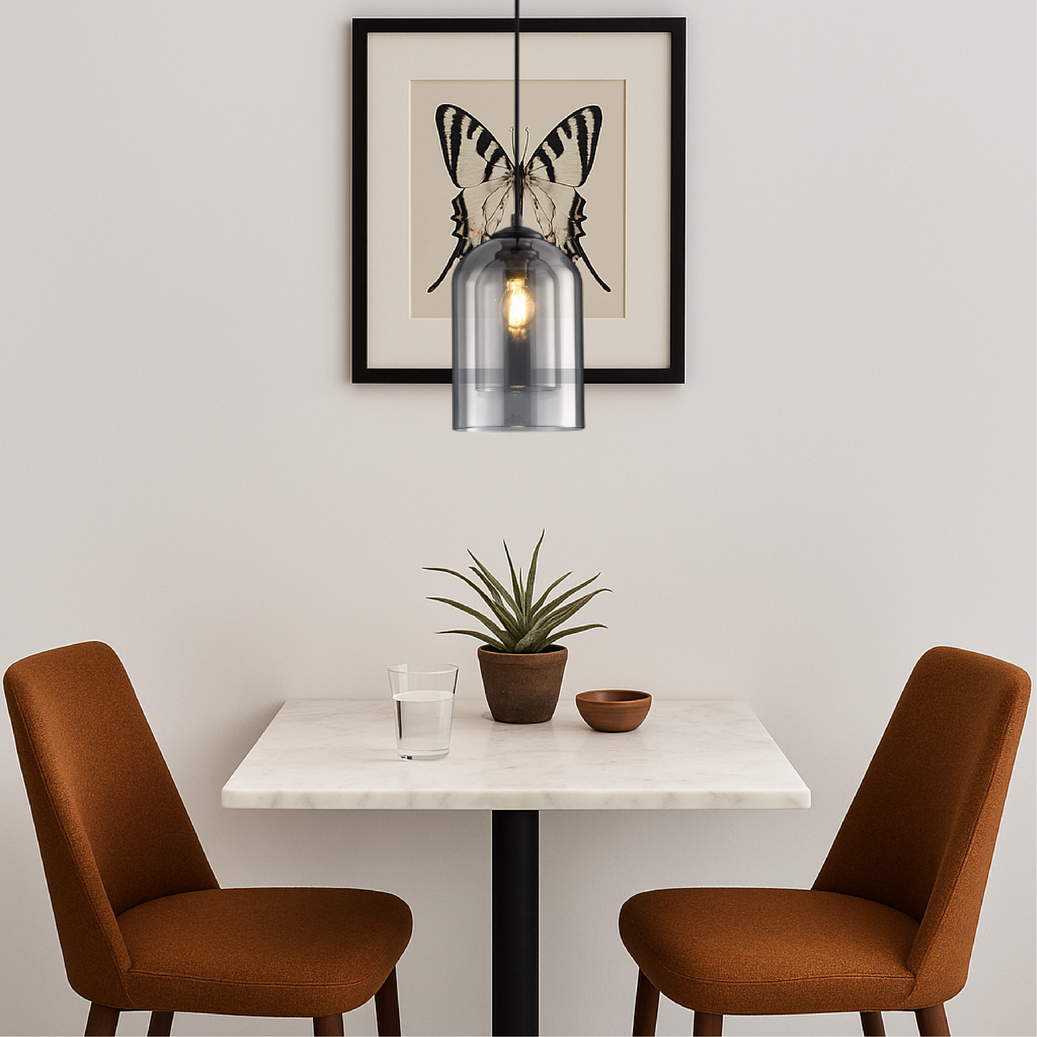 Jani glass pendant lamp