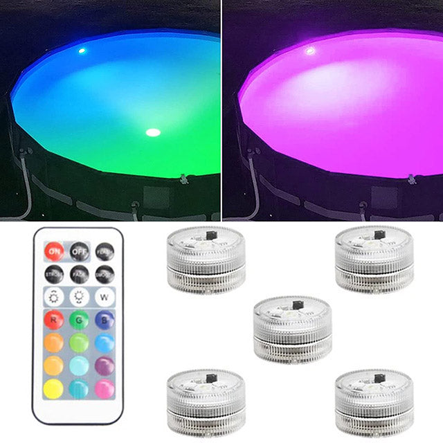 Lampe Submersible LED Rechargeable pour Piscine - Ambiance Colorée et Magique dog
