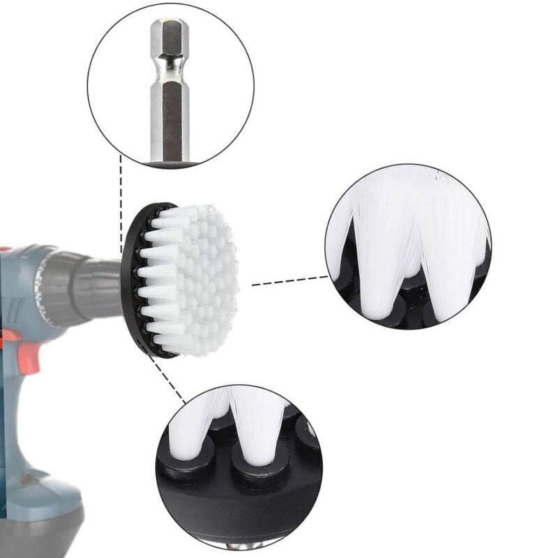 Brosses polyvalentes pour Perceuse - Gain de temps assuré travel bottle leak-
