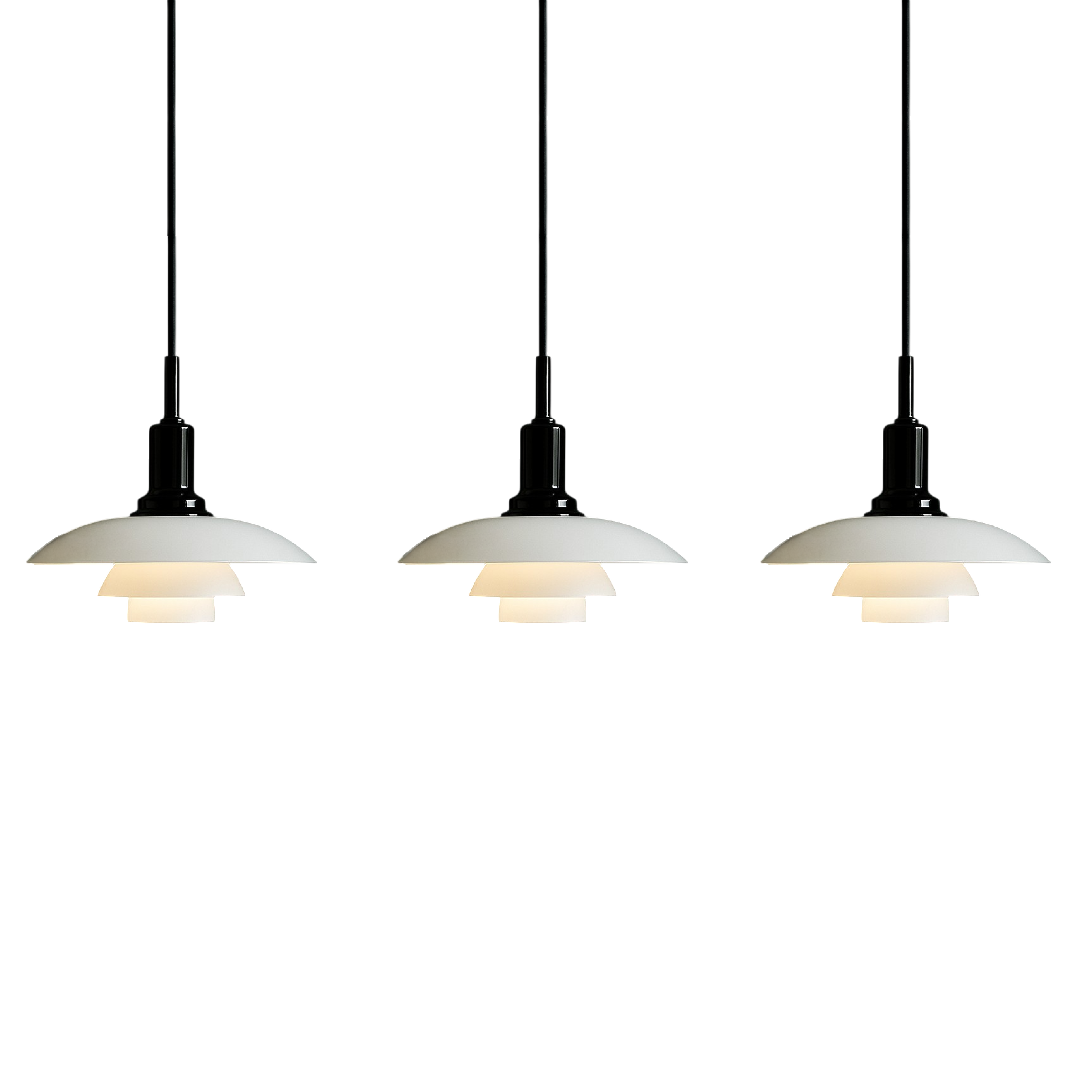 2/3 Head Danish Design Pendant Lamp