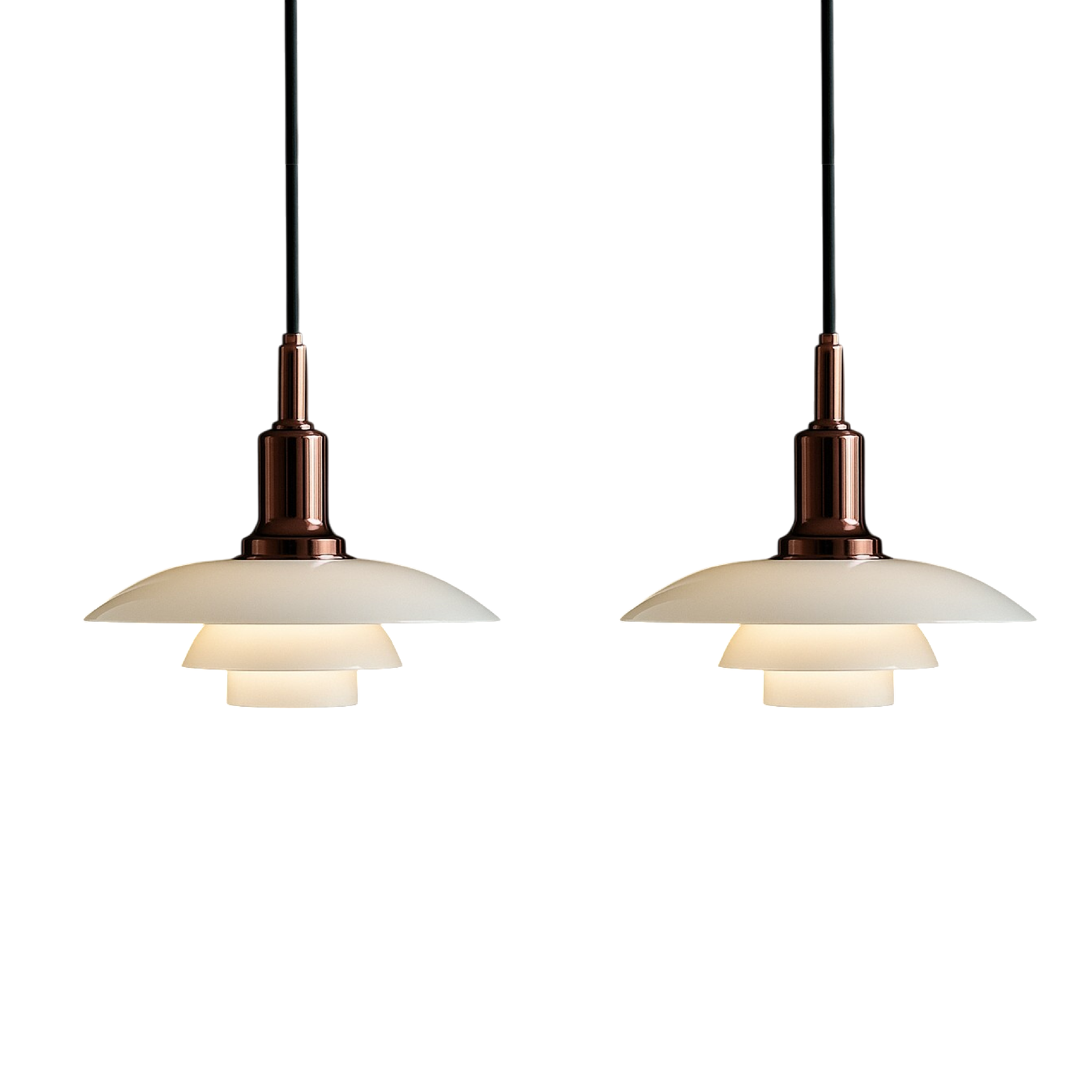 2/3 Head Danish Design Pendant Lamp