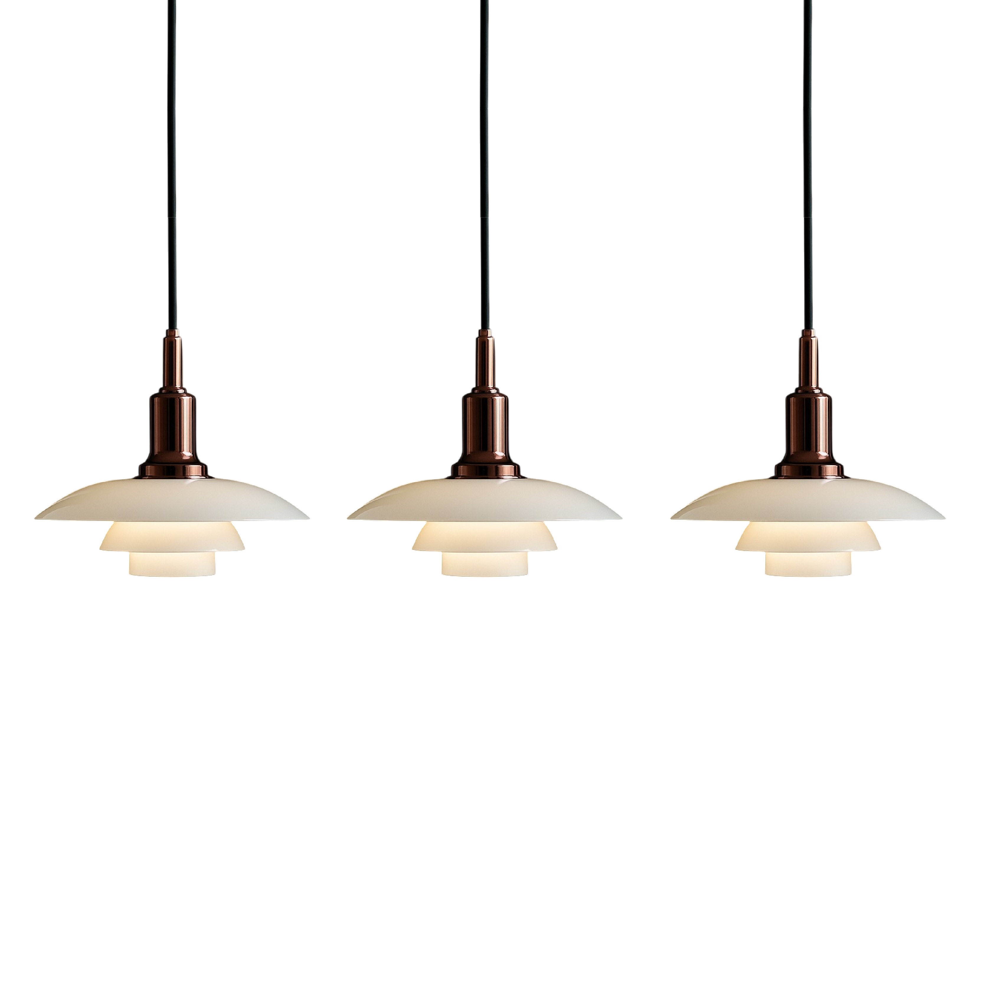 2/3 Head Danish Design Pendant Lamp