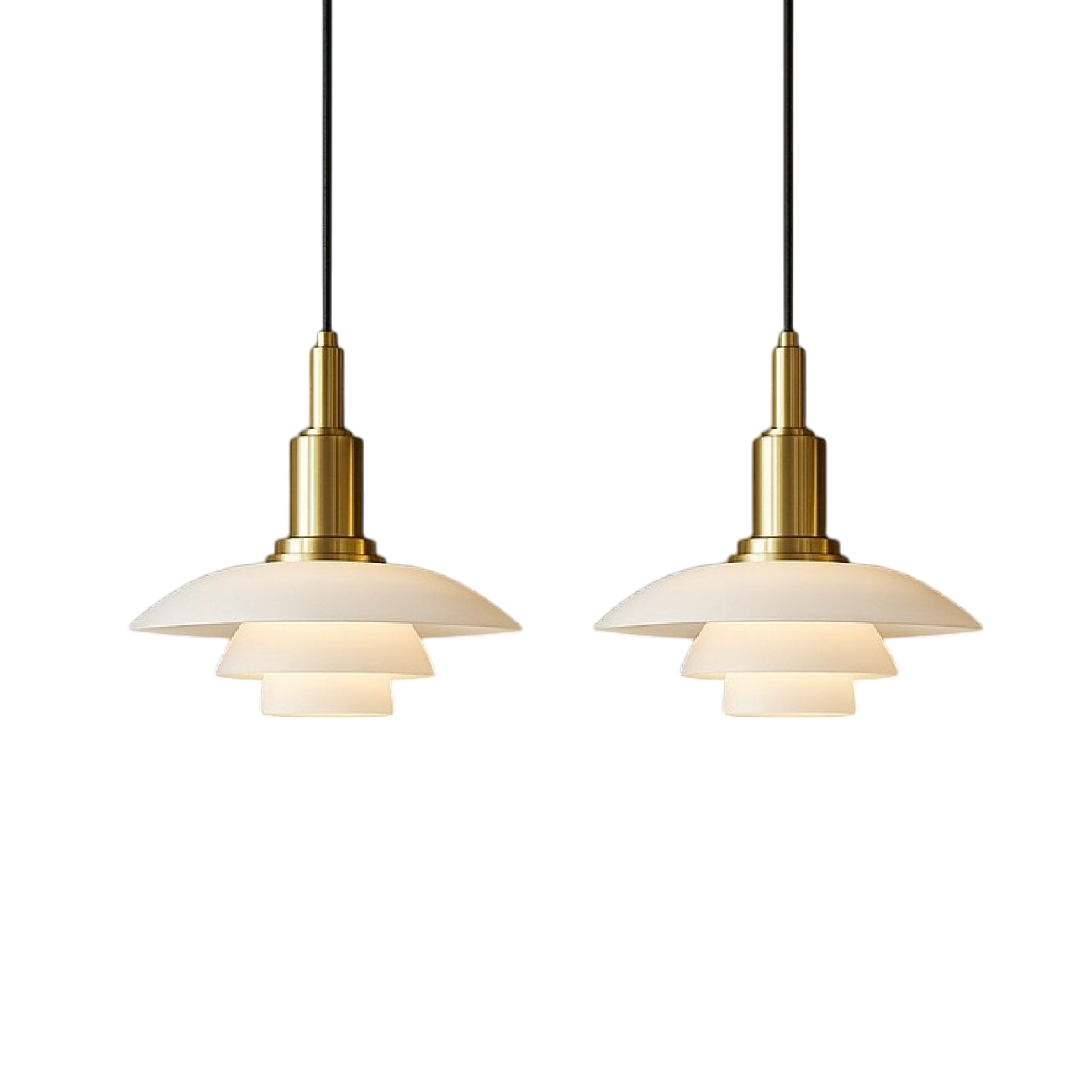 2/3 Head Danish Design Pendant Lamp