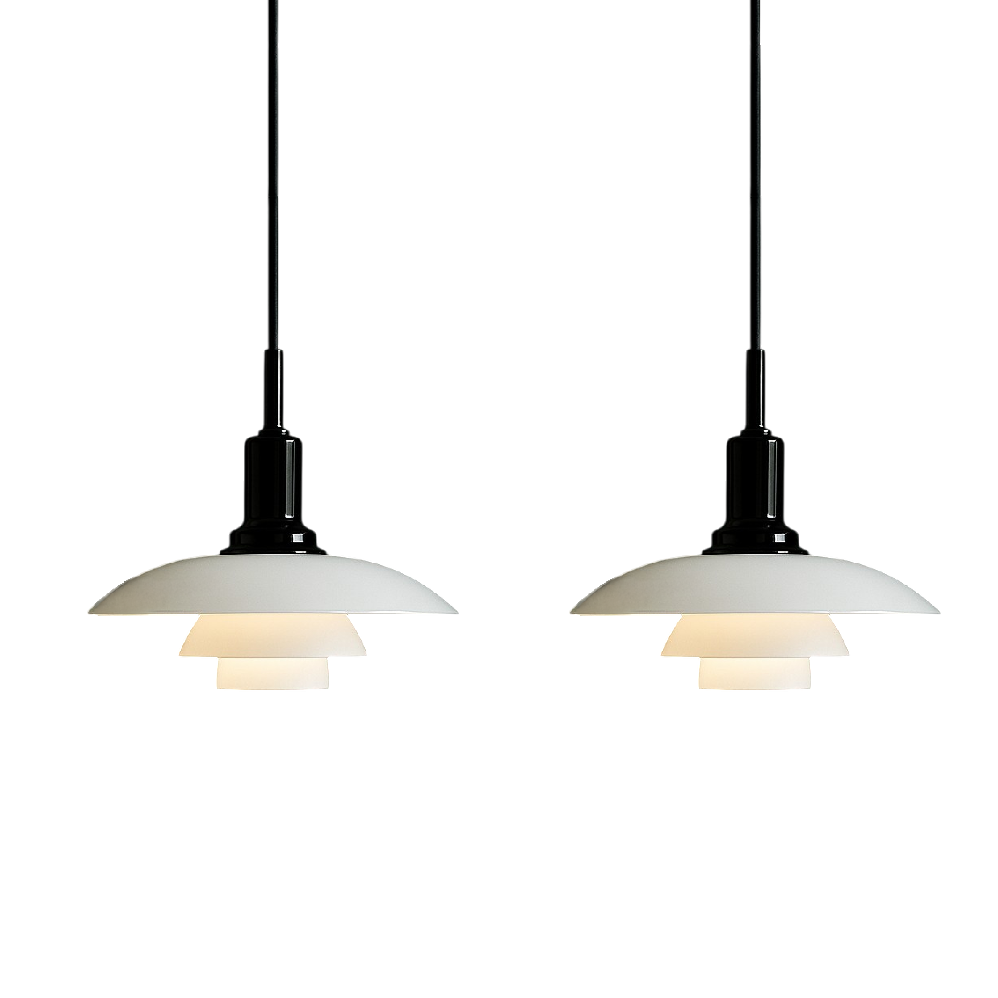 2/3 Head Danish Design Pendant Lamp