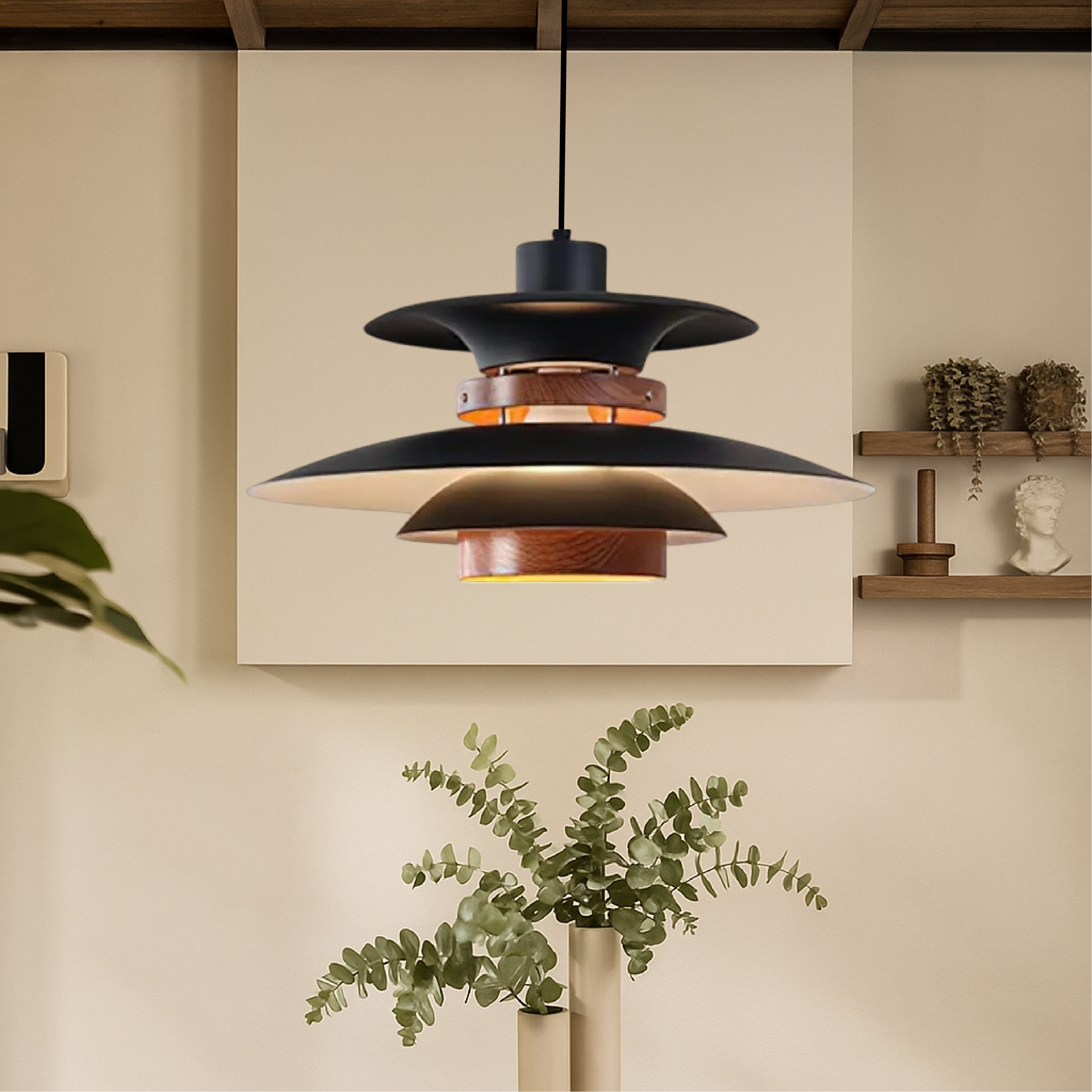 Merado articulated arm pendant lamp