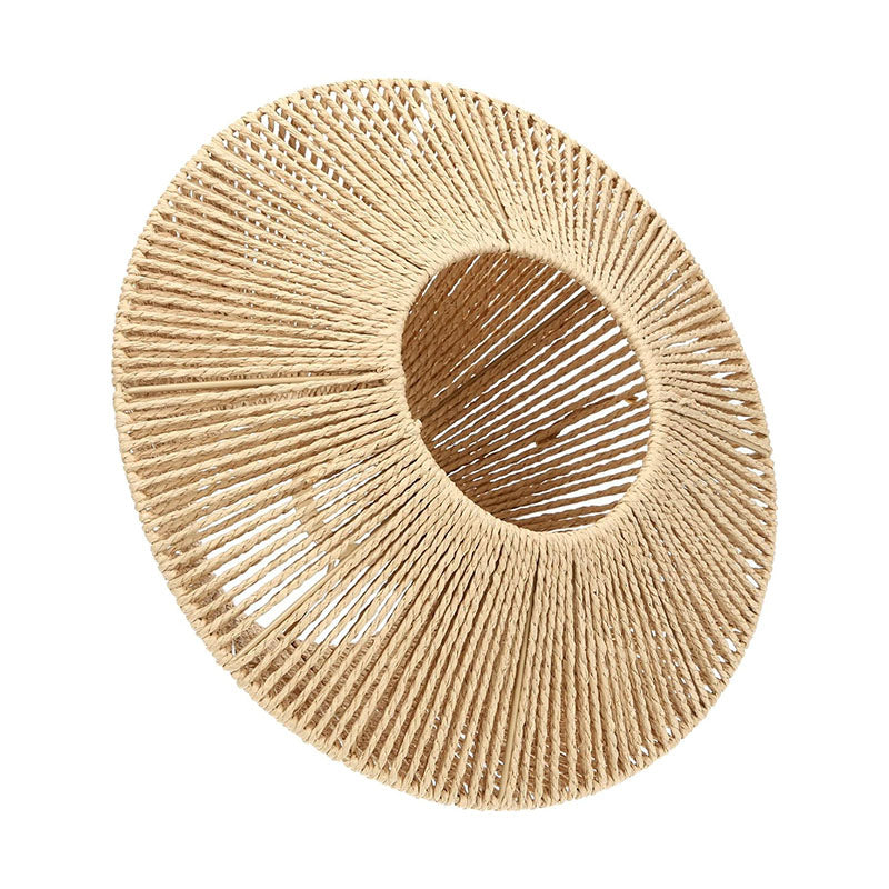 Abat-Jour en rotin naturel tressé à la main - Éclairage diffus pour intérieur cosy