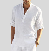 Adriano | The Elegant Linen Shirt