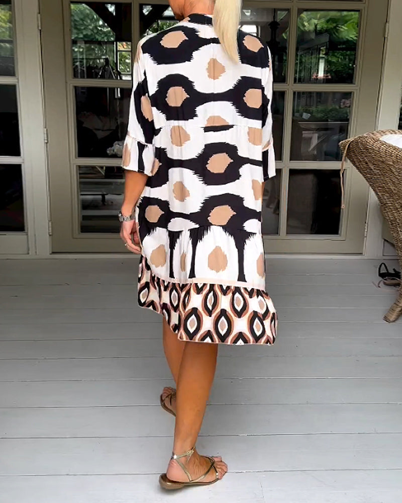 Robe imprimée tendance pour femme en été - Alexandra | La robe imprimée trave