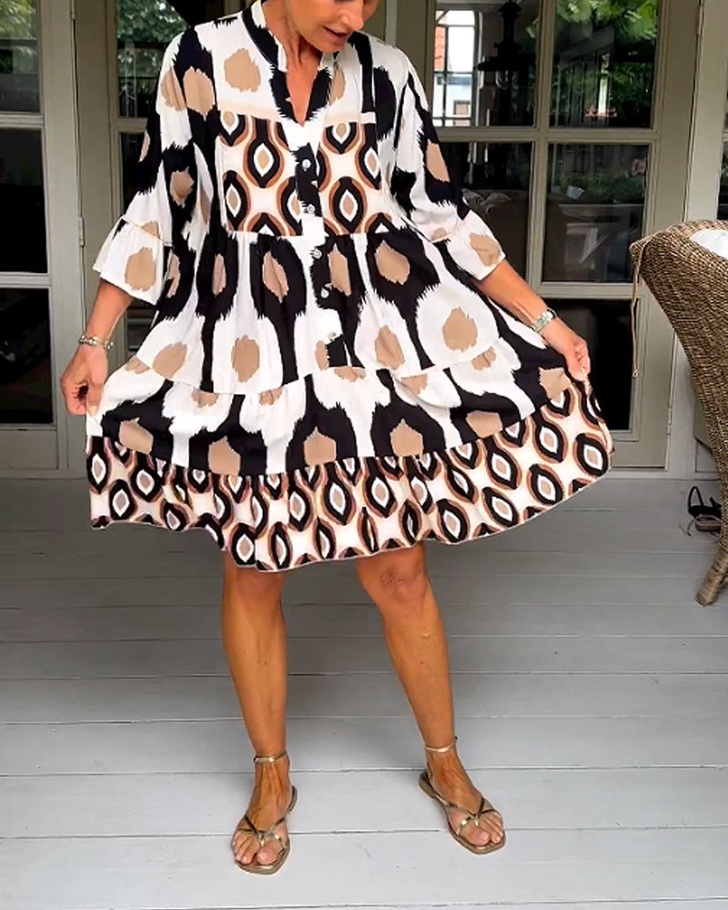 Robe imprimée tendance pour femme en été - Alexandra | La robe imprimée trave