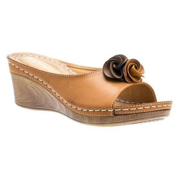 Sandales d'été florale en polyester léger et confortable travel bottle leak-p
