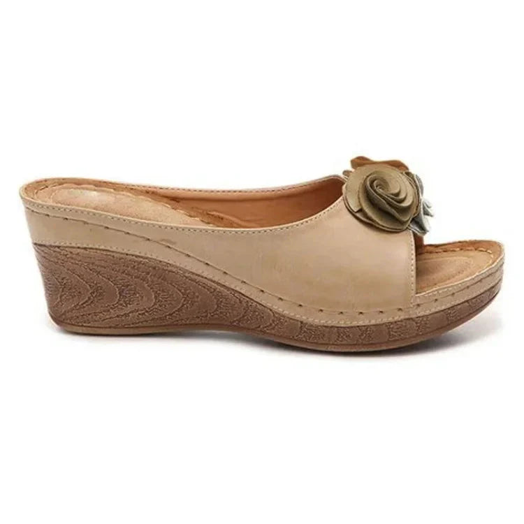Sandales d'été florale en polyester léger et confortable travel bottle leak-p