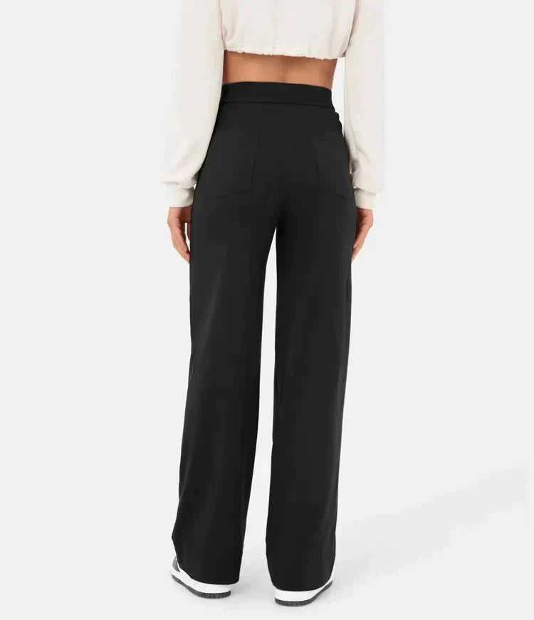 Pantalon extensible taille haute Ambre pour femmes - Confort ultime et style élégant