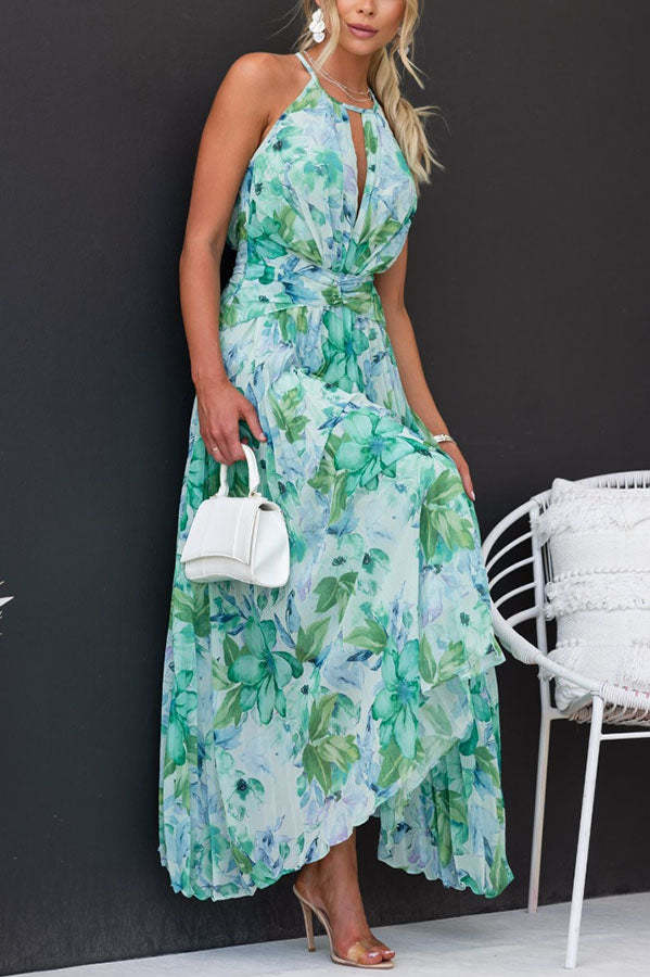 Robe florale Anastasia - Style intemporel et motifs floraux pour une élégance féminine