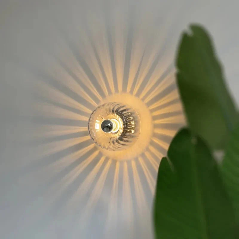 Applique Murale Nordique Bauhaus en Verre Hublot - Luminaire Moderne pour Salle de Bain