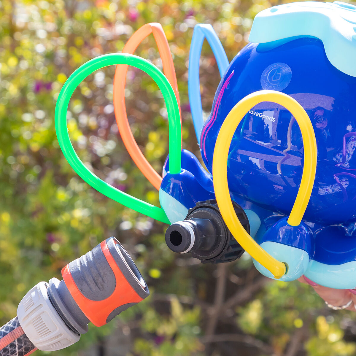 Arroseur rotatif octopus - Jouet d'eau extérieur pour enfant pour l'été trave
