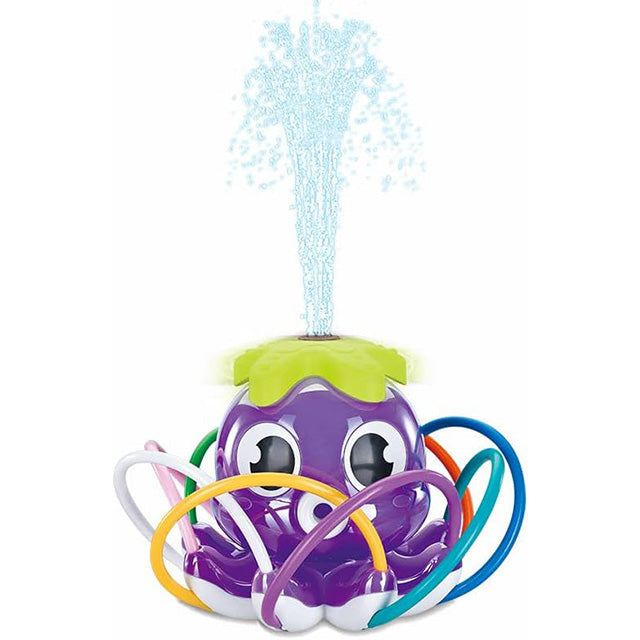 Arroseur rotatif octopus - Jouet d'eau extérieur pour enfant en Violet ludique do