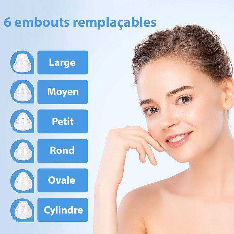 Aspirateur Point Noir avec Camera - Extracteur de Comédons & Nettoyeur de Pores Professionnel, routine beauté