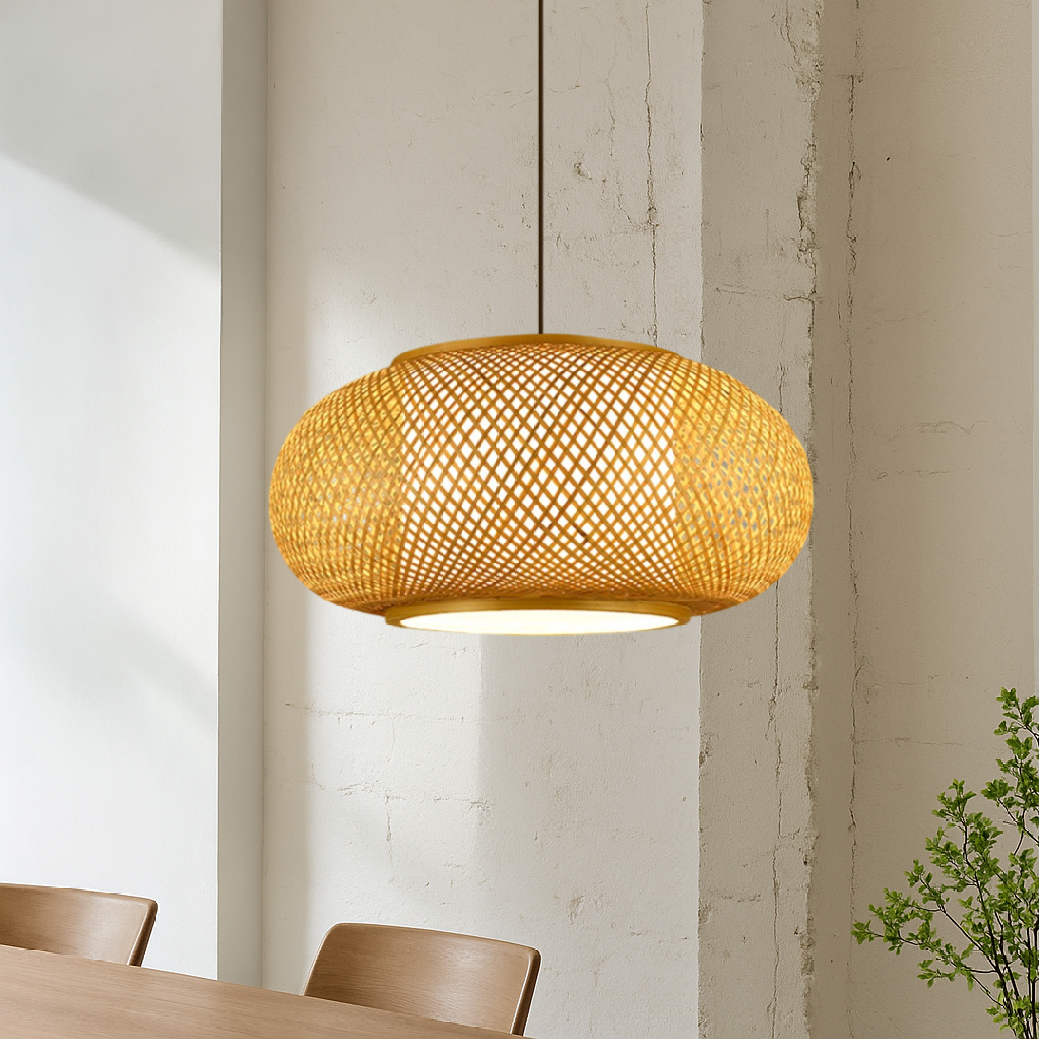 Hansens Bamboo Hanging Lamp