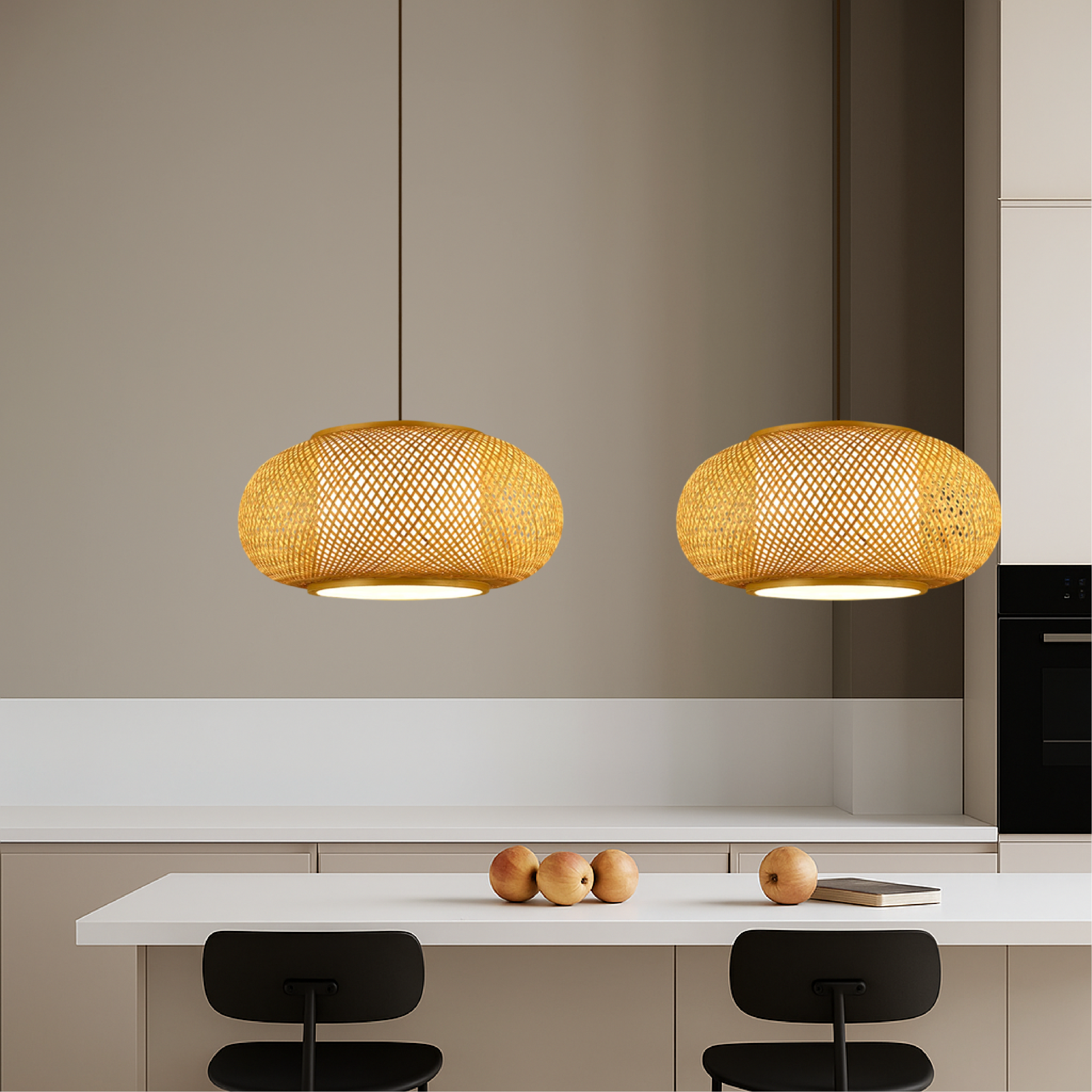 Hansens Bamboo Hanging Lamp