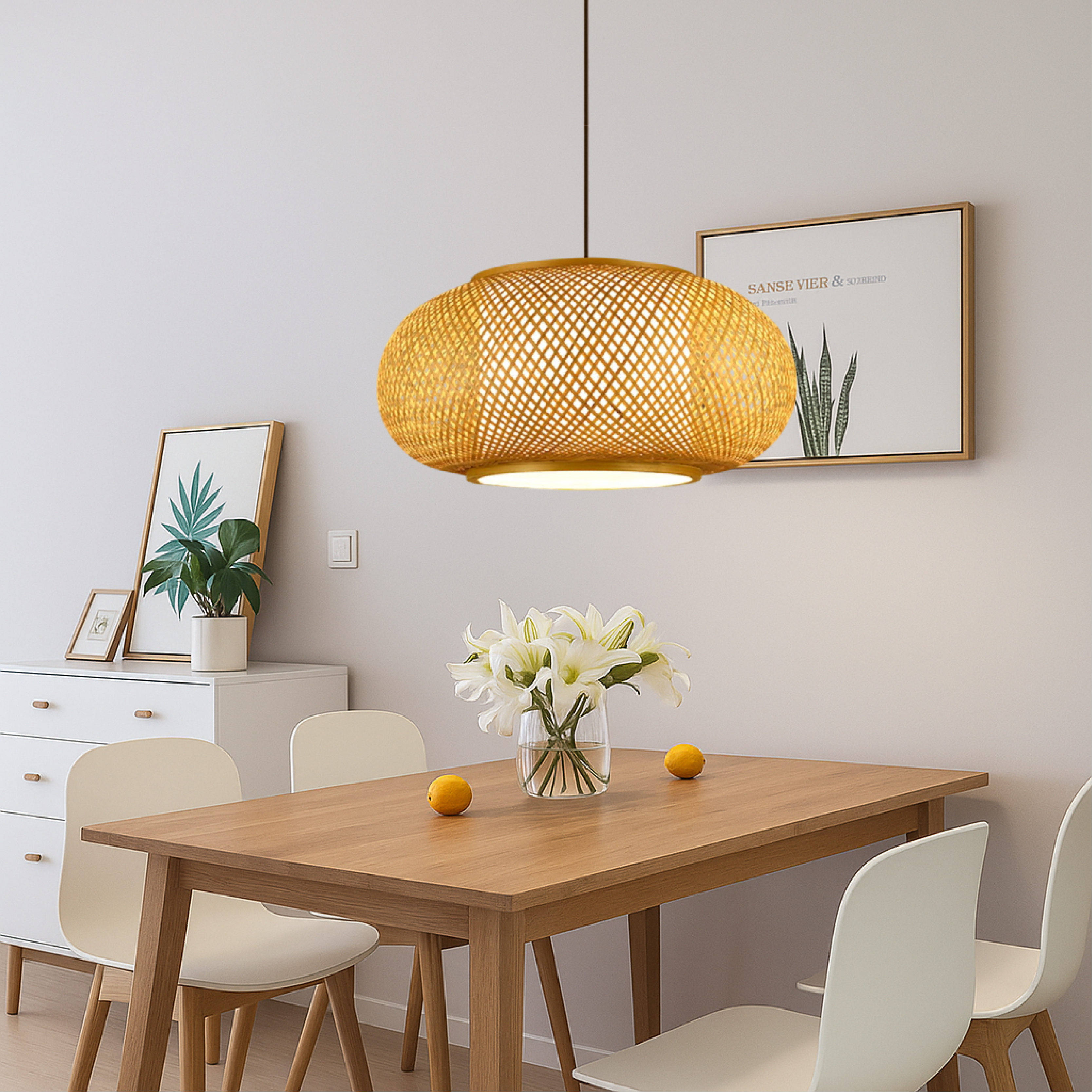 Hansens Bamboo Hanging Lamp