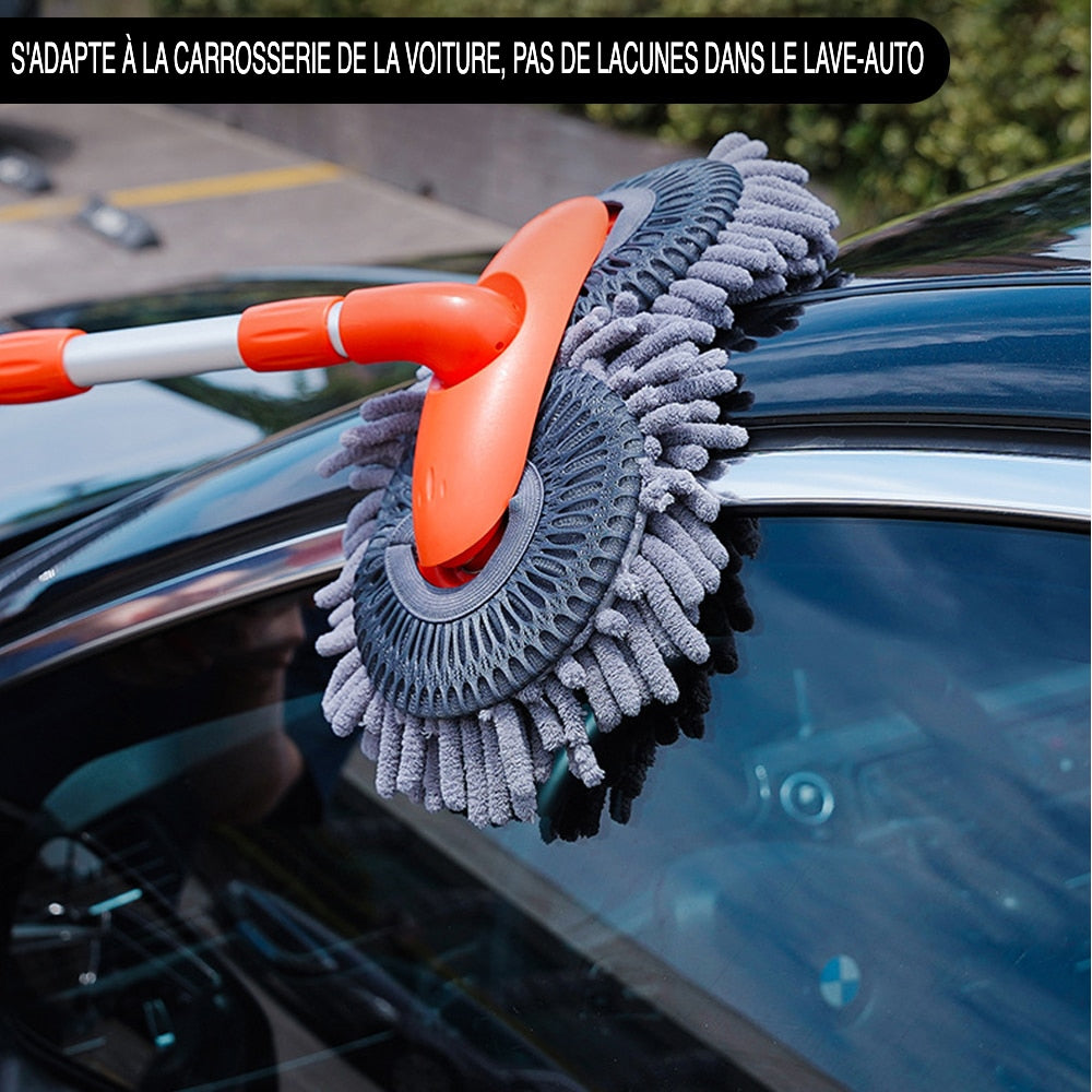 Balai lave-auto en aluminium pour une utilisation légère et facile travel bot