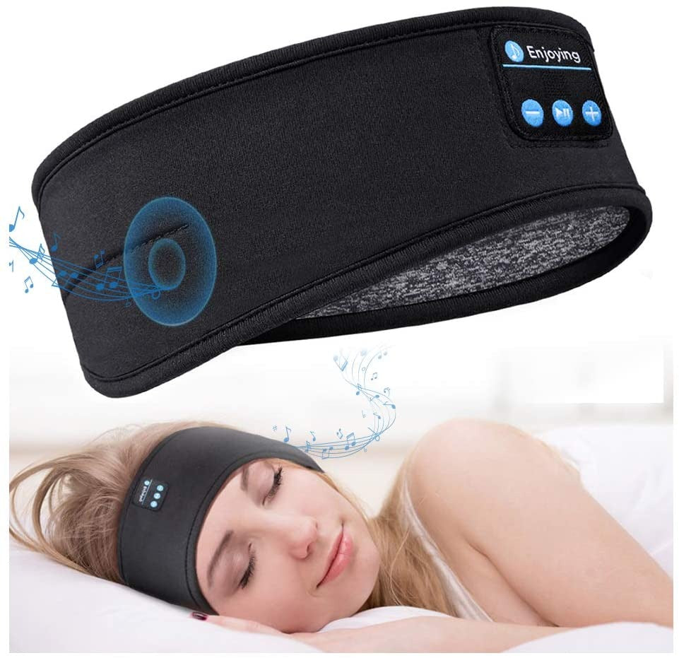 Bandeau Écouteurs Bluetooth Sans Fil et Confortable - Bluetooth Léger et Confortable