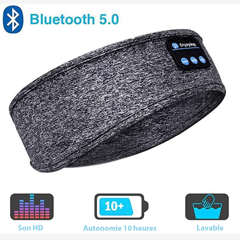 Bandeau Écouteurs Bluetooth Sans Fil et Confortable - Masque de Sommeil et Confortable pour Dormir