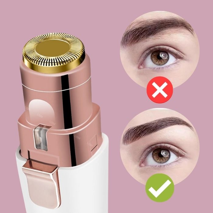 Épilateur à Sourcils Bliness avec degrés de rotation pour une Application Facile
