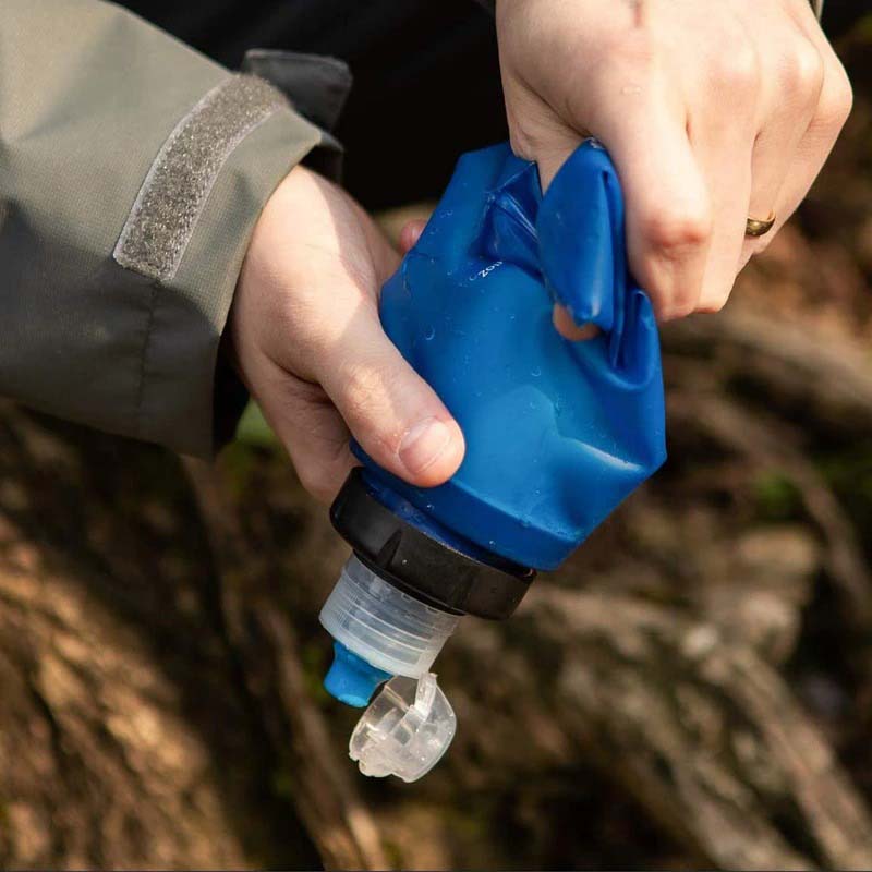 Bouteille Pliable avec Filtre à Eau - Compacte et Pratique travel bottle leak