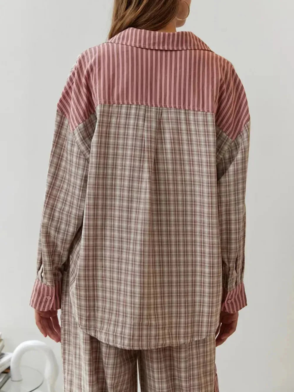 Pyjama chaud et confortable pour femme - Britt - Style intemporel et douceur coton