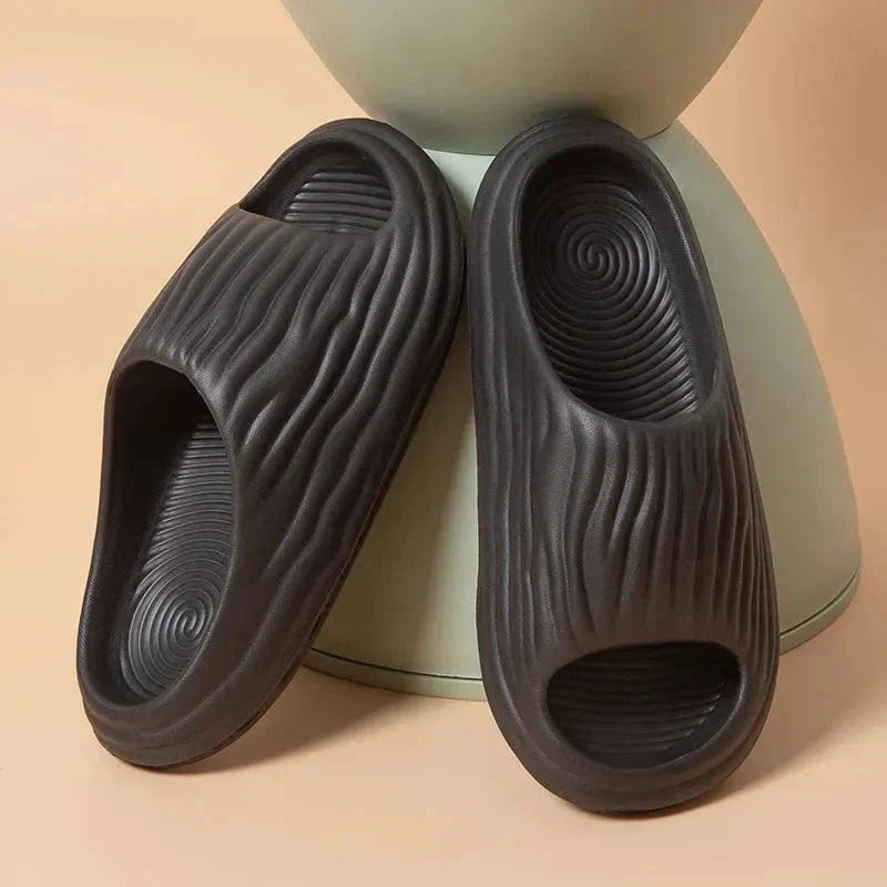 Tongs orthopédiques Noir | Construction durable et soutien de la voûte travel