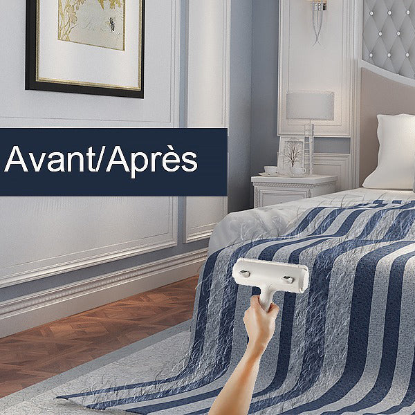 Brosse Anti-Poils pour Animaux Chats et Chiens - Idéal pour Canapé Lit et Voiture sur Surfaces Multiples